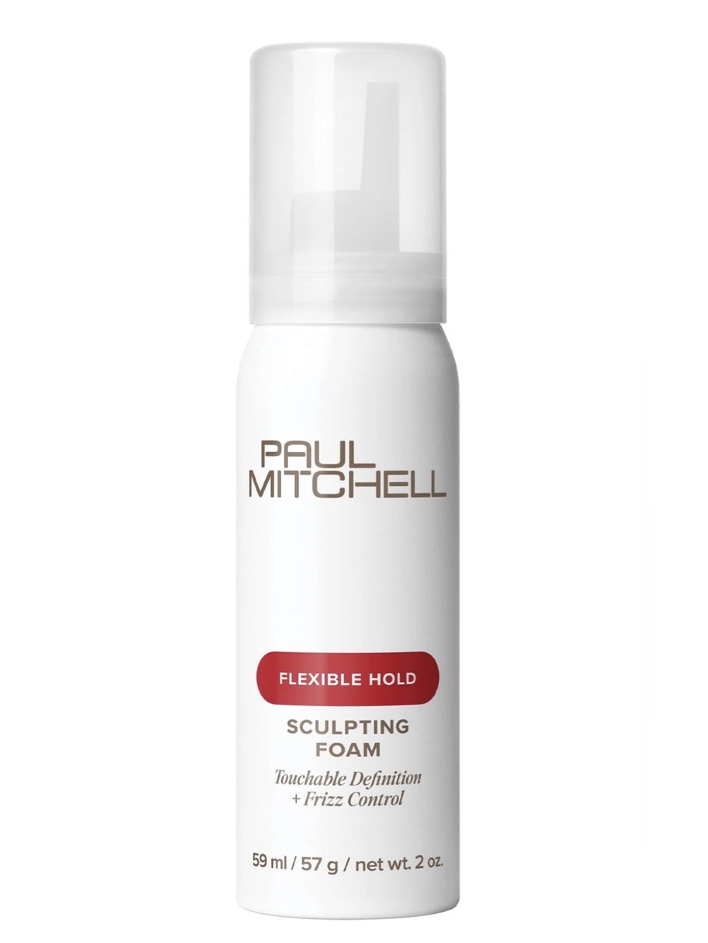 Paul Mitchell Sculpting Foam Flexible Hold. Color safe. Adds shine.